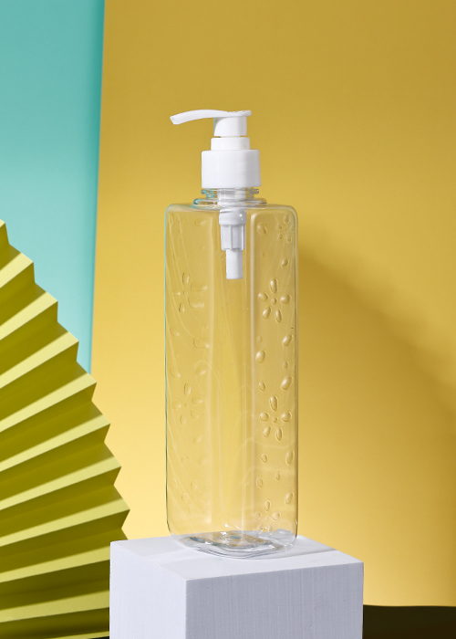 400ml PET透明乳液泵洗手液瓶