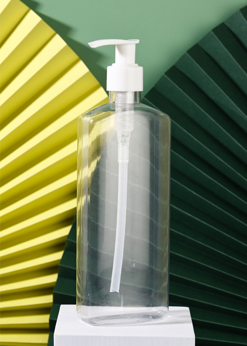 400ml PET扁形乳液泵瓶