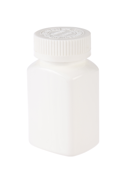 100ml PE三工位保健品胶囊瓶 配压旋盖