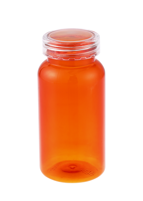 150g PS透明盖配PET保健品胶囊瓶身